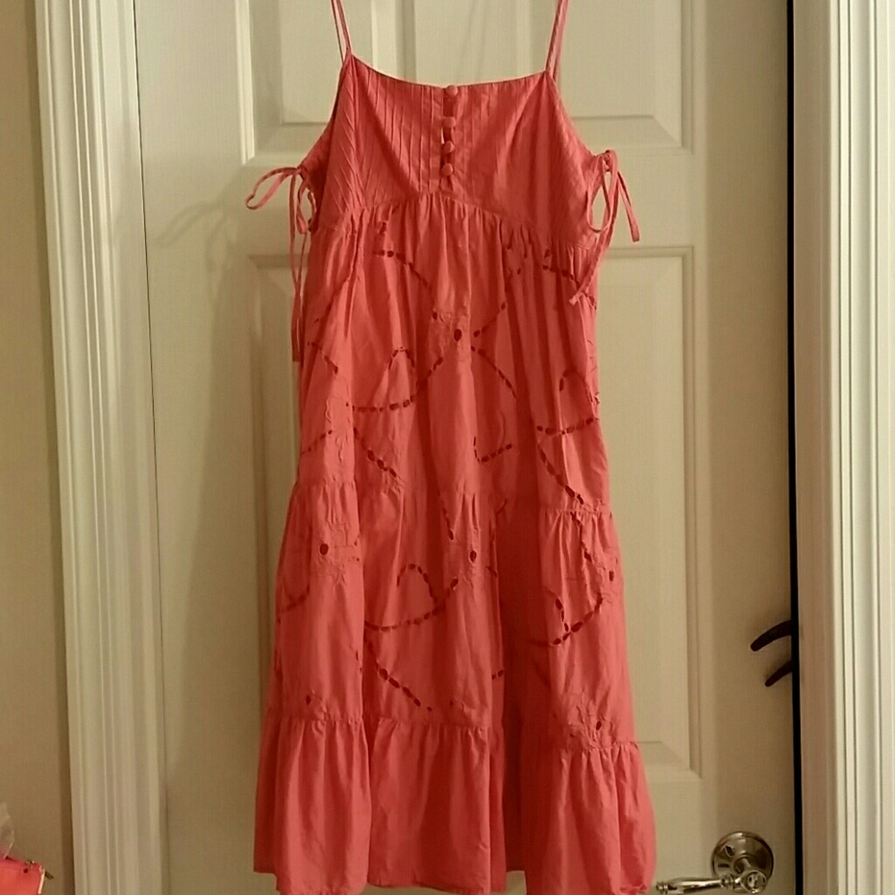 Coral sun dress size 4 small Ben Sherman